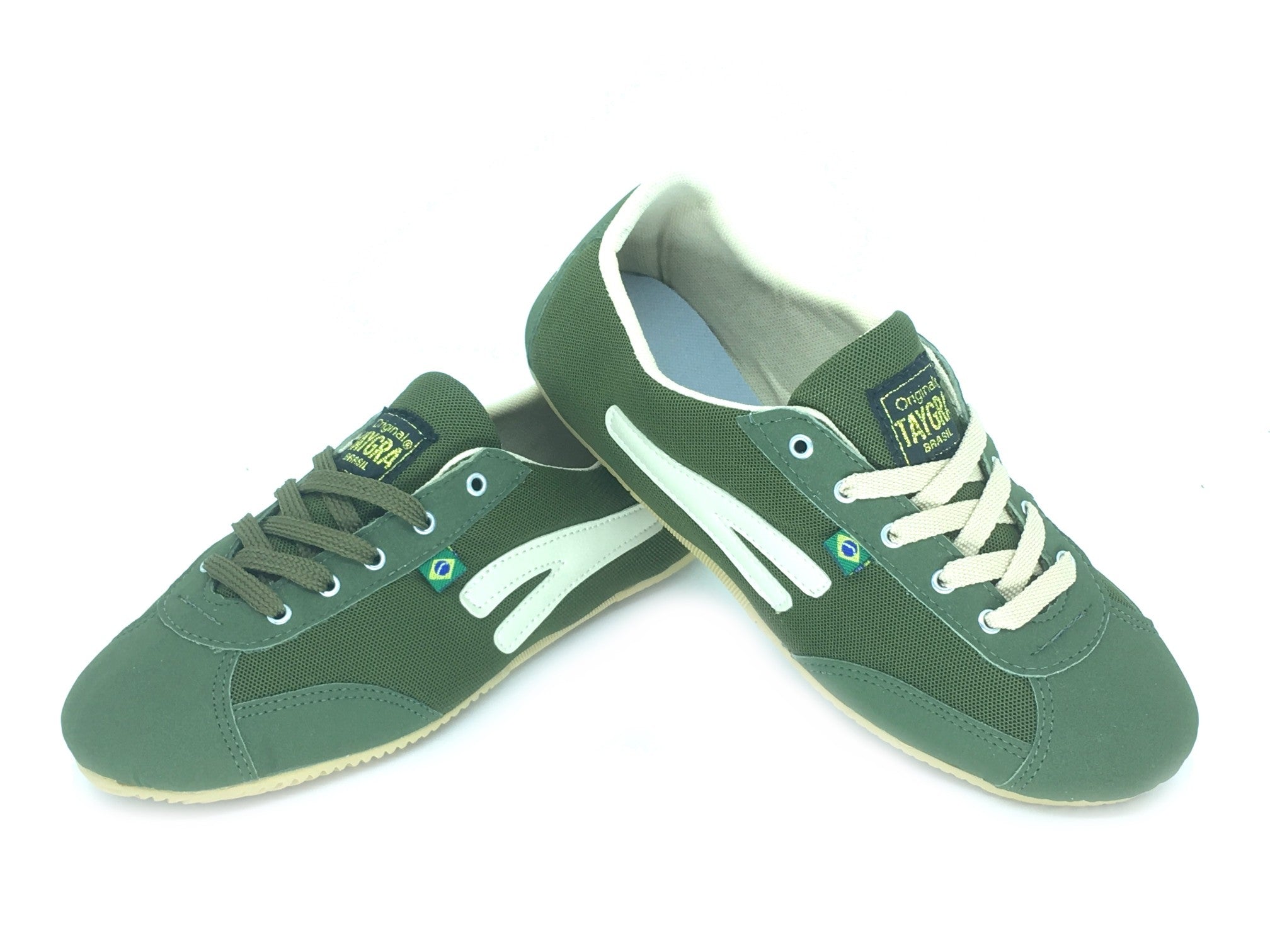 Slim - Dark Green / Beige