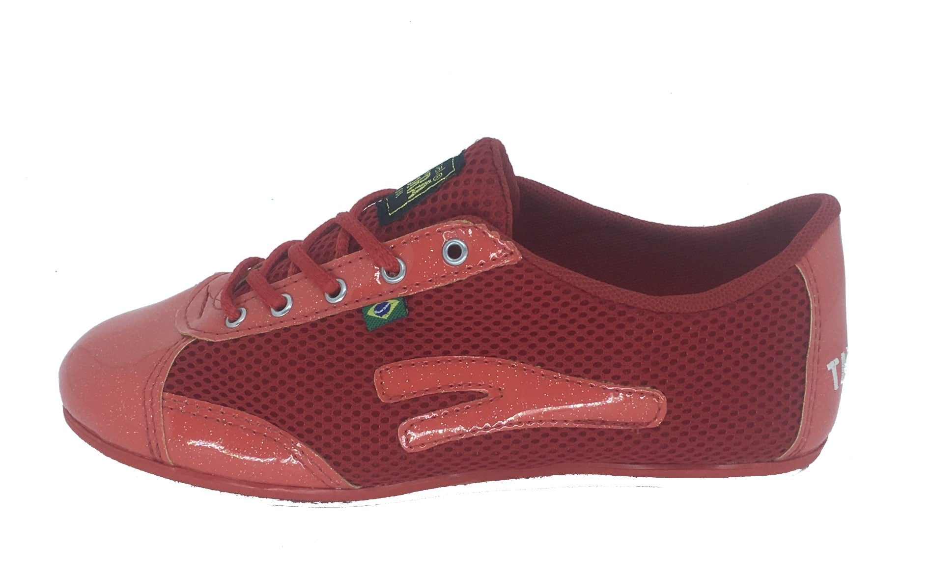 "Dança" sneaker edition Red Patent with Glitter