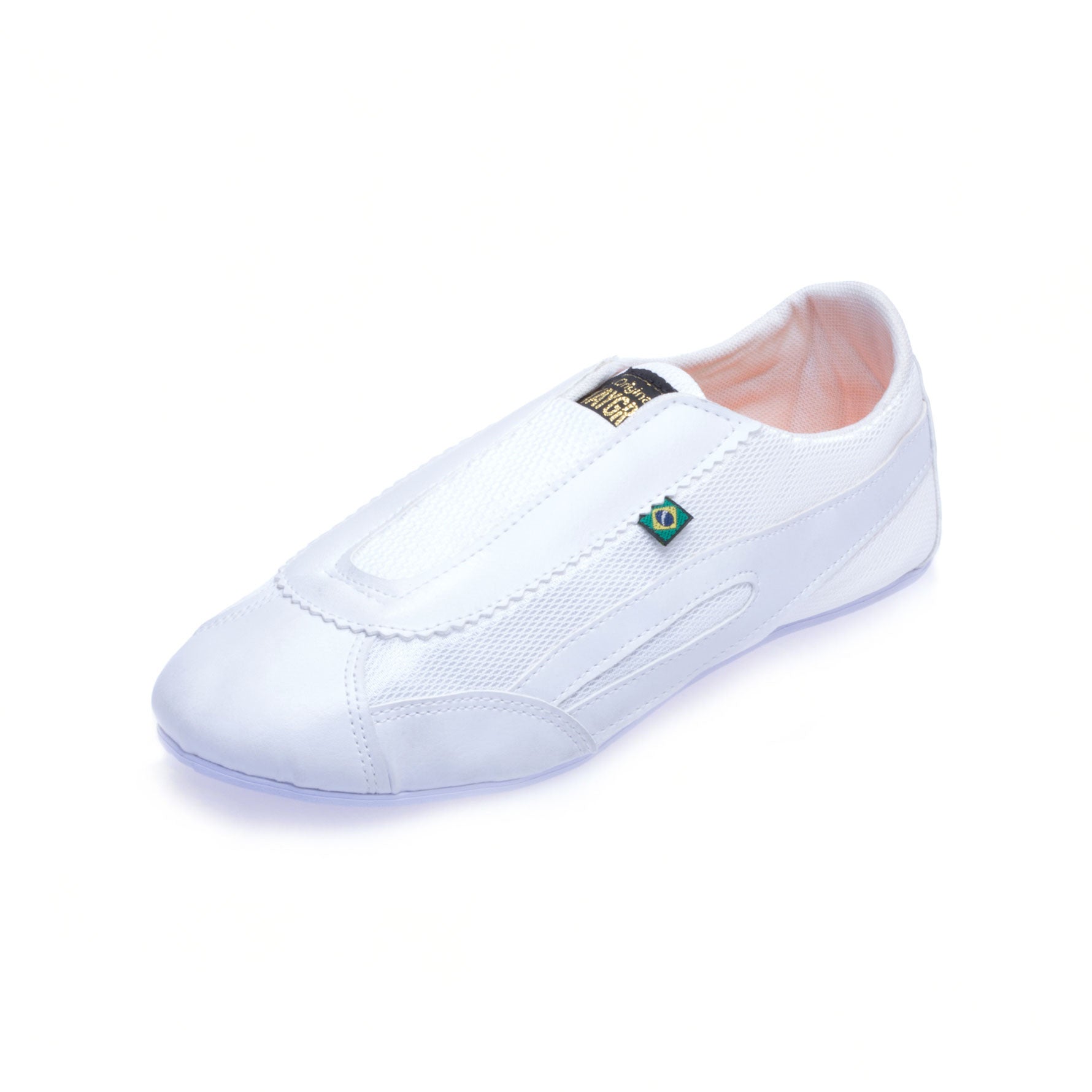 Slim Elastic Sneakers - White