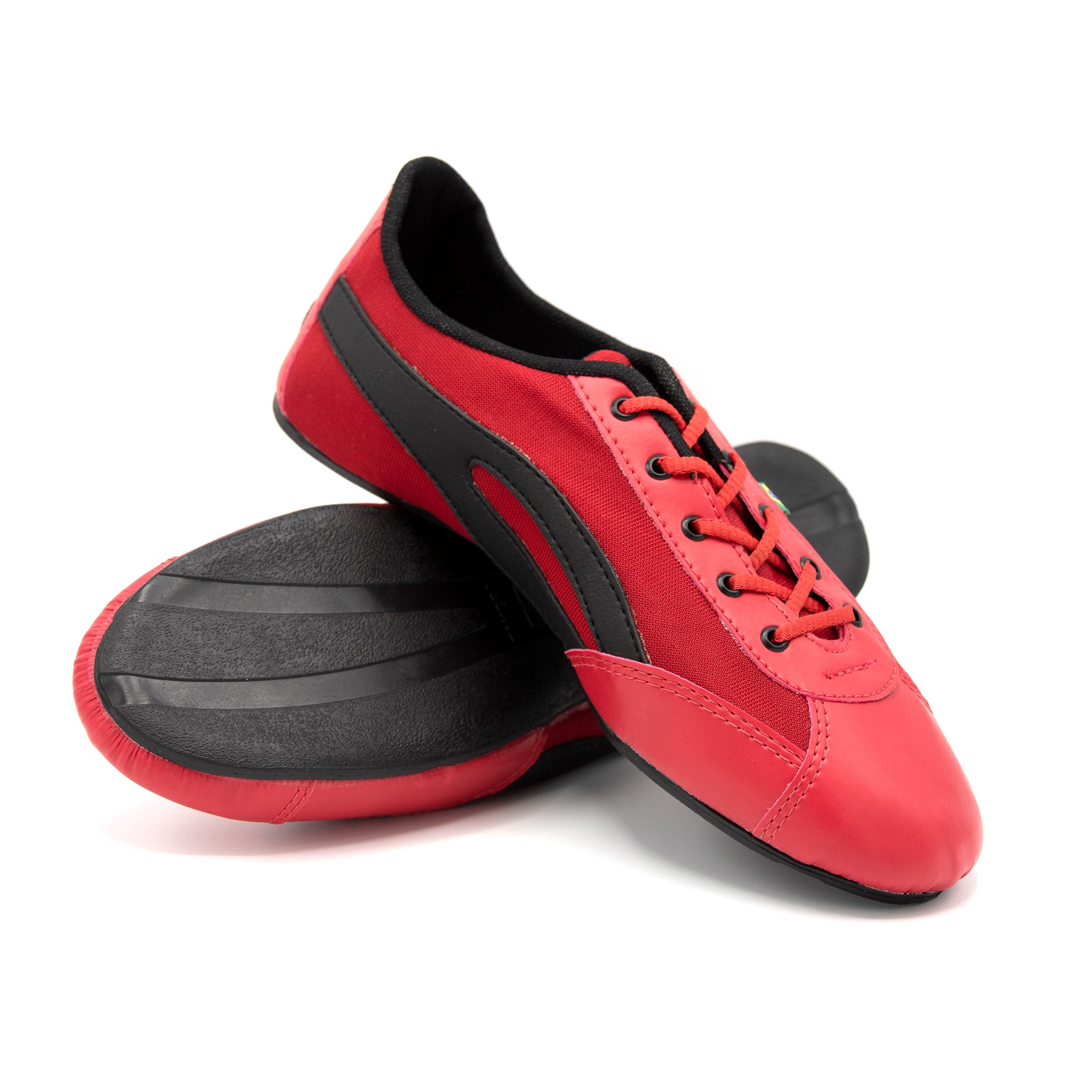 Slim Dança Sneakers - Red & Black