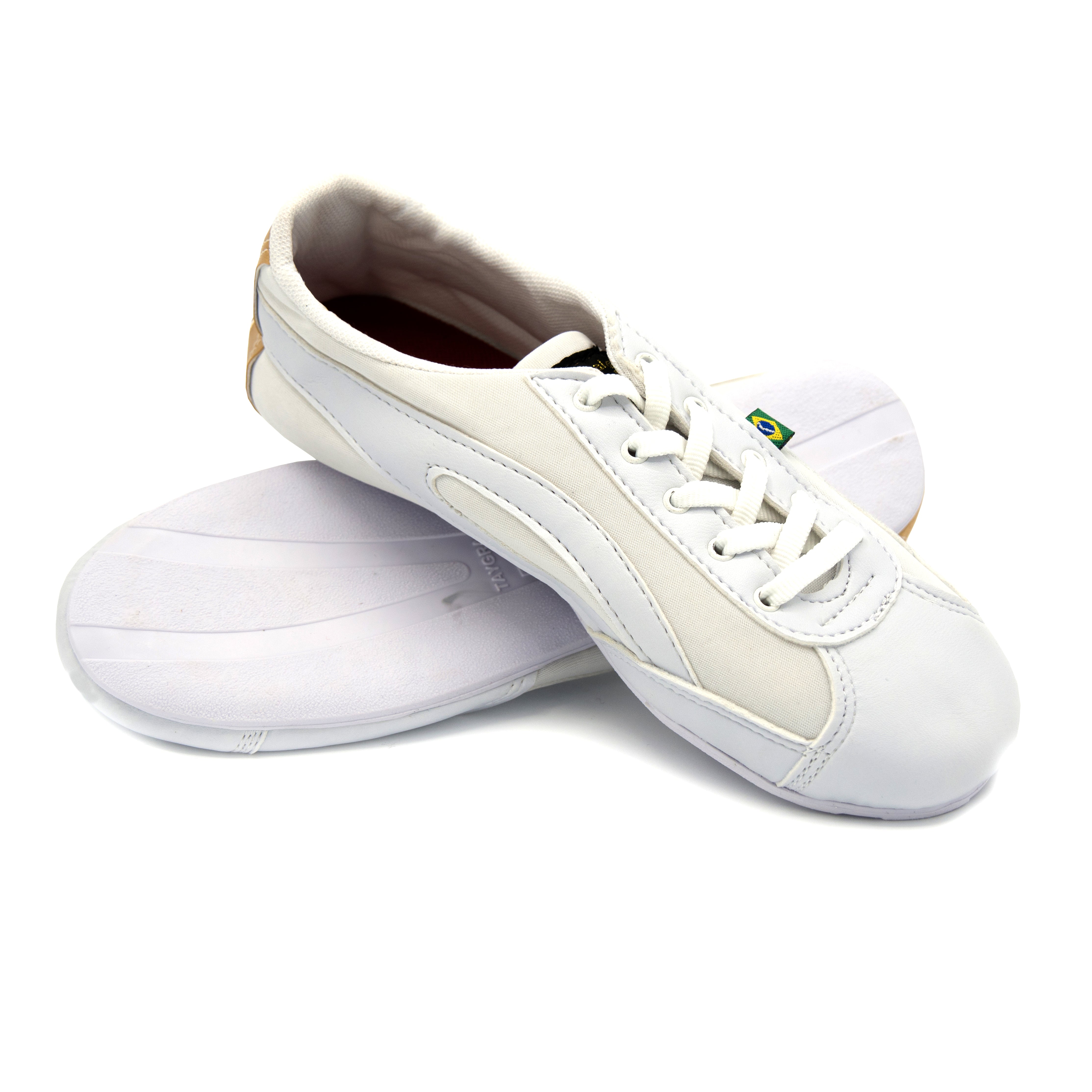 Slim Dança Sneakers - White & Gold