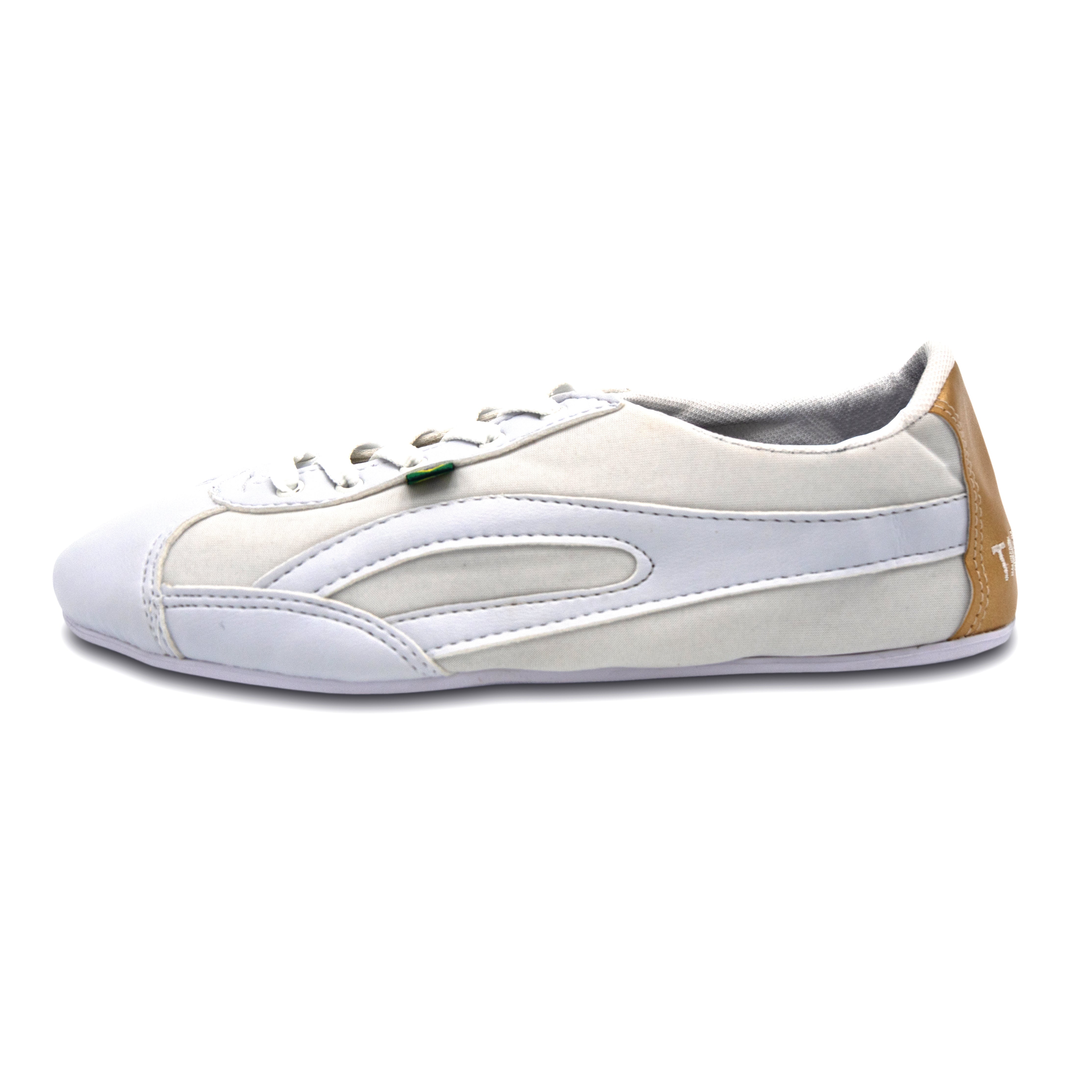 Slim Dança Sneakers - White & Gold